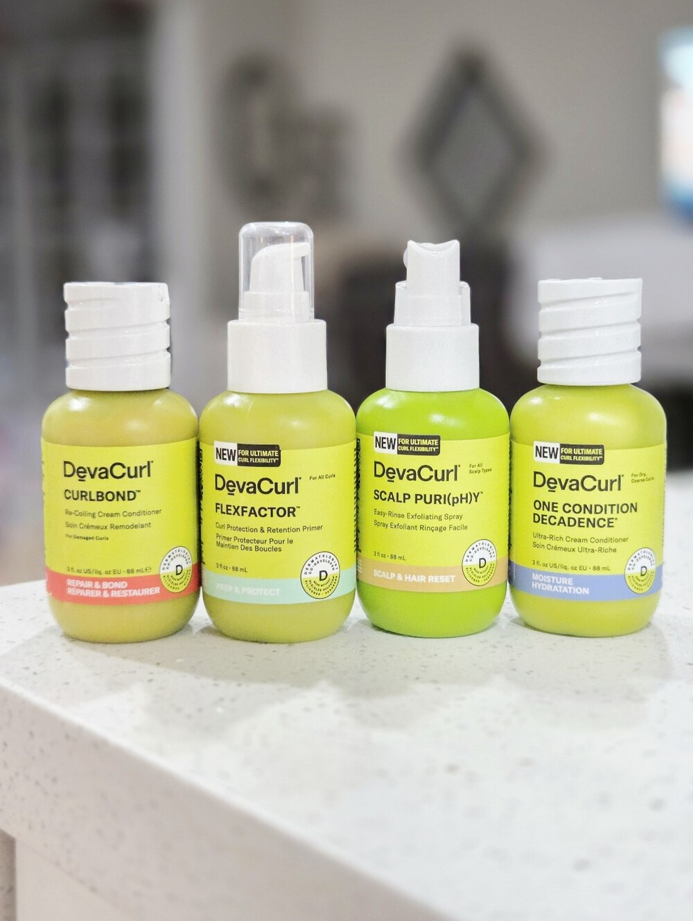 DevaCurl Scalp Purify Spray & Curl Care Set - Lime Green